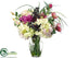Silk Plants Direct Helleborus, Anemone, Rose, Hydrangea - Orchid Pink - Pack of 1