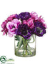 Silk Plants Direct Anemone - Purple Lavender - Pack of 1
