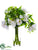Hydrangea, Peony - Green White - Pack of 1