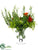 Ranunculus, Rose, Rosemary - Brick Green - Pack of 1