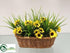 Silk Plants Direct Sunflower, Vanilla Grass - Yellow - Pack of 1