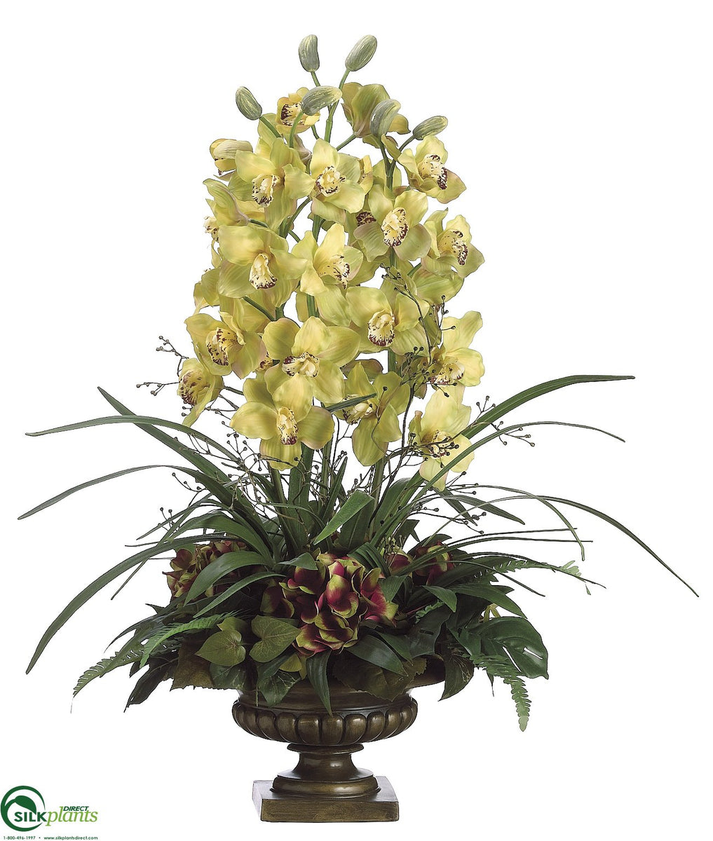 Orchid, Hydrangea, Greenery Green Burgundy Pack of 1 (CUB/RG