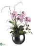 Silk Plants Direct Orchid, Lotus Pod - Lavender Green - Pack of 1