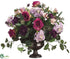 Silk Plants Direct Rose, Hydrangea, Aster - Purple Beauty - Pack of 1