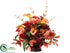 Silk Plants Direct Calla Lily, Peony, Hydrangea - Orange Rust - Pack of 1