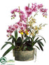 Silk Plants Direct Orchid - Lavender Green - Pack of 1