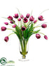 Silk Plants Direct Tulip - Purple - Pack of 1