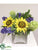 Hyacinth, Sunflower, Snowball - Yellow Blue - Pack of 1