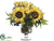 Rose, Sunflower Arrangement - Yellow - Pack of 1