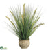 Silk Plants Direct Grass - Green Two Tone - Pack of 4