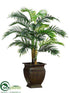 Silk Plants Direct Hearts Palm Tree - Green - Pack of 1