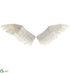Silk Plants Direct Feather Wings - White - Pack of 2