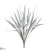 Glittered Foxtail Grass Bush - Silver Silver - Pack of 12