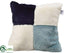 Silk Plants Direct Fur Pillow - Blue Cream - Pack of 6