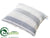 Plaid, Fishbone Pattern Pillow - Beige Gray - Pack of 3