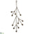 Iced Plastic Pine Cone Hanging Decor - Brown - Pack of 6