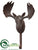Moose Wall Stocking Holder - Brown - Pack of 4