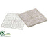 Silk Plants Direct Glitter Mesh Sheet - White - Pack of 12