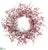 Iced Berry Wreath - Red Clear - Pack of 2