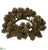 Plastic Pine Cone Candle Ring - Brown - Pack of 6