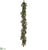Plastic Pine Cone, Pine Garland - Brown Green - Pack of 2