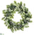Iced Berry, Norway Spruce Wreath - Green White - Pack of 1