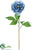Peony Spray - Blue Two Tone - Pack of 12