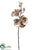 Metallic Phalaenopsis Orchid Spray - Gold Tiffany - Pack of 8