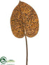 Silk Plants Direct Hosta Leaf Spray - Copper Gold - Pack of 12