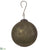 Glass Ball Ornament - Green Antique - Pack of 4