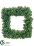 Silk Plants Direct Boxwood Wreath - Green Ice - Pack of 4
