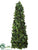 Glittered Ivy Cone Topiary - Green - Pack of 2