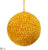 Ball Ornament - Mustard - Pack of 12