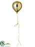 Silk Plants Direct Balloon Ornament - Gold - Pack of 6
