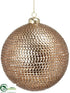 Silk Plants Direct Ball Ornament - Gold - Pack of 2
