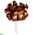 Feather Peony Pick - Copper - Pack of 4