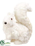 Silk Plants Direct Squirrel - White - Pack of 2
