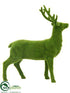 Silk Plants Direct Moss Reindeer - Green - Pack of 1