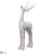 Poly Resin Reindeer - White - Pack of 1