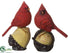 Silk Plants Direct Cardinal - Red Natural - Pack of 6