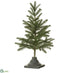 Silk Plants Direct Pine Tree With Stand - Green - Pack of 2