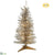 Battery Operated Tinsel Tree - Platinum - Pack of 6