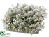 Silk Plants Direct Pine Mat - Green Snow - Pack of 6