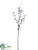 Apple Blossom Branch - White Silver - Pack of 12