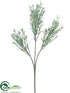 Silk Plants Direct Rosemary Spray - Green Gray - Pack of 6