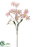 Silk Plants Direct Tweedia Spray - Pink Light - Pack of 6