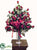 Rose Side Vase - Red - Pack of 1