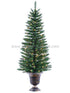 Silk Plants Direct Lighted Pine Tree - Green - Pack of 1