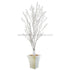 Silk Plants Direct White Winter Tree - White - Pack of 2