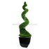Silk Plants Direct Zen Grass Spiral - Green - Pack of 1